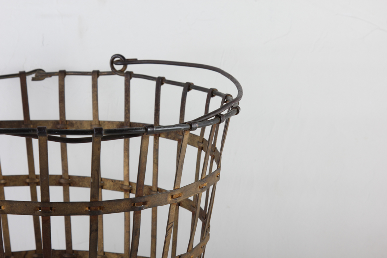Antique Brass Basket