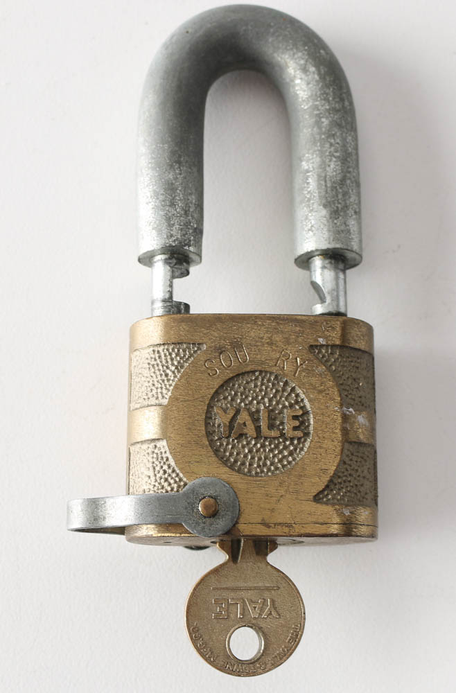 Adlake and Yale Railroad Switch Locks with Keys