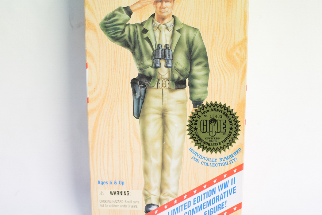 "GI Joe" Limited Edition WWII 50th Anniversary Army General and Navy Admiral Commemorative Figures by Hasbro