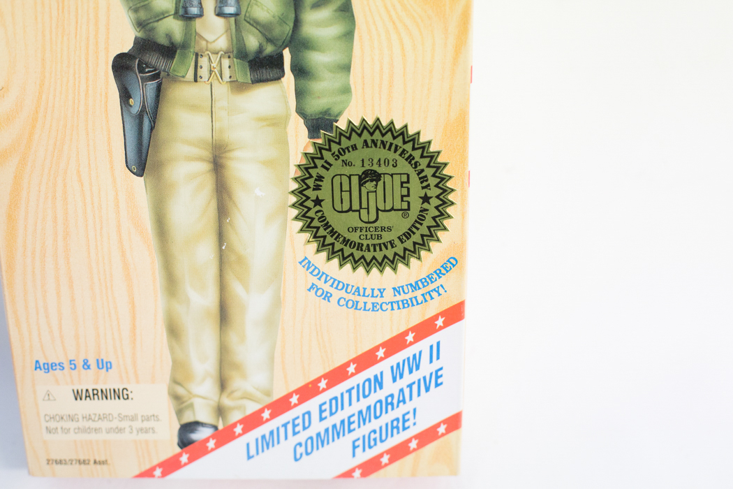 "GI Joe" Limited Edition WWII 50th Anniversary Army General and Navy Admiral Commemorative Figures by Hasbro