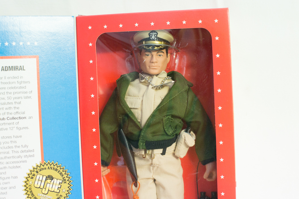 "GI Joe" Limited Edition WWII 50th Anniversary Army General and Navy Admiral Commemorative Figures by Hasbro
