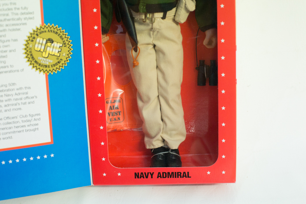 "GI Joe" Limited Edition WWII 50th Anniversary Army General and Navy Admiral Commemorative Figures by Hasbro