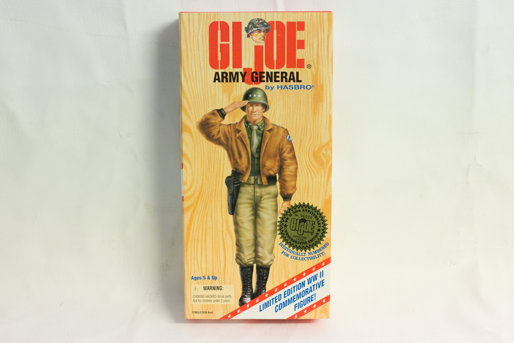 "GI Joe" Limited Edition WWII 50th Anniversary Army General and Navy Admiral Commemorative Figures by Hasbro