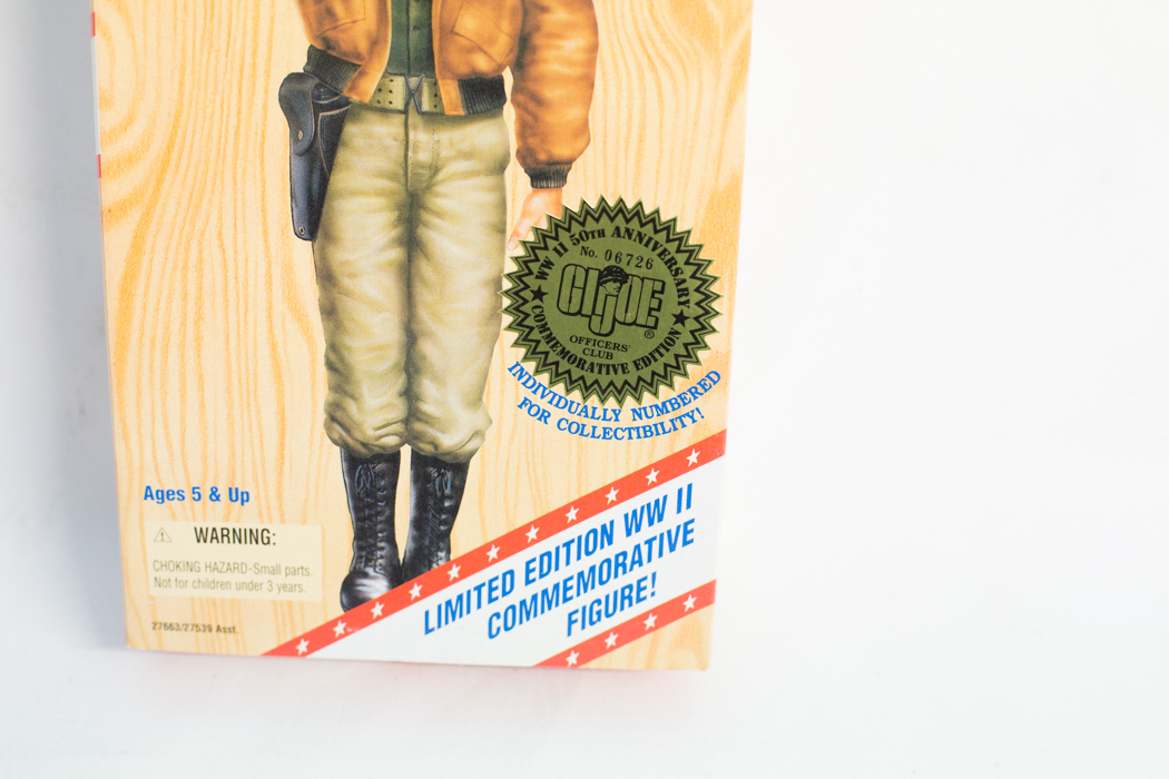 "GI Joe" Limited Edition WWII 50th Anniversary Army General and Navy Admiral Commemorative Figures by Hasbro