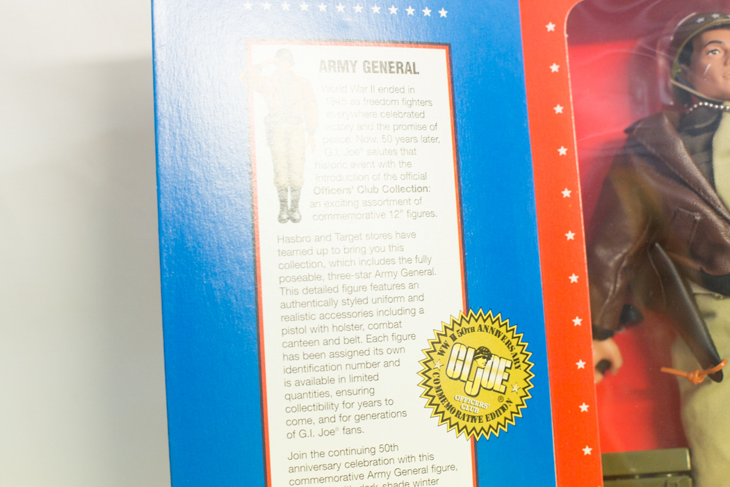 "GI Joe" Limited Edition WWII 50th Anniversary Army General and Navy Admiral Commemorative Figures by Hasbro