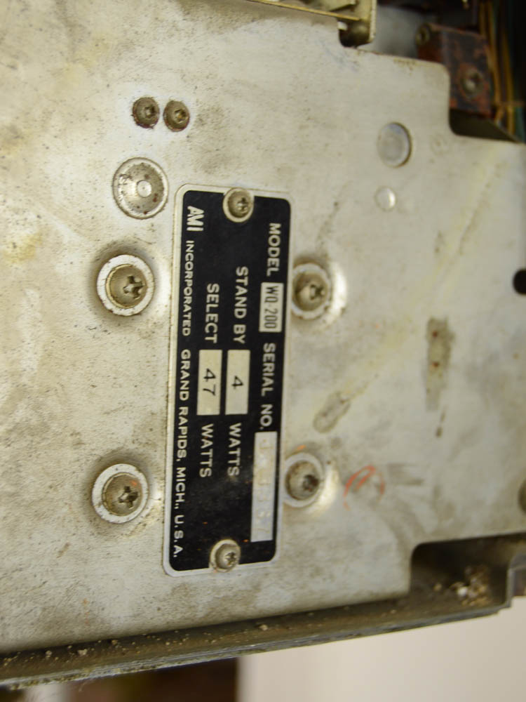 Vintage AMI Jukebox Selector