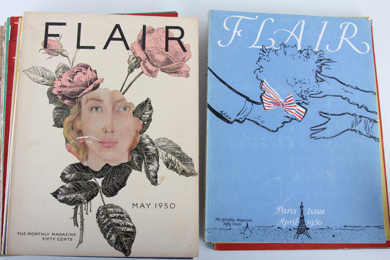 Complete Twelve Issue Collection of "Flair" Magazine