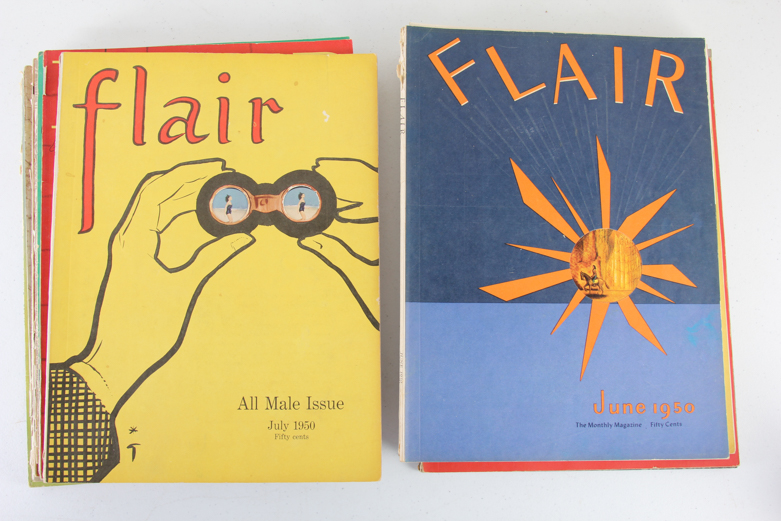 Complete Twelve Issue Collection of "Flair" Magazine