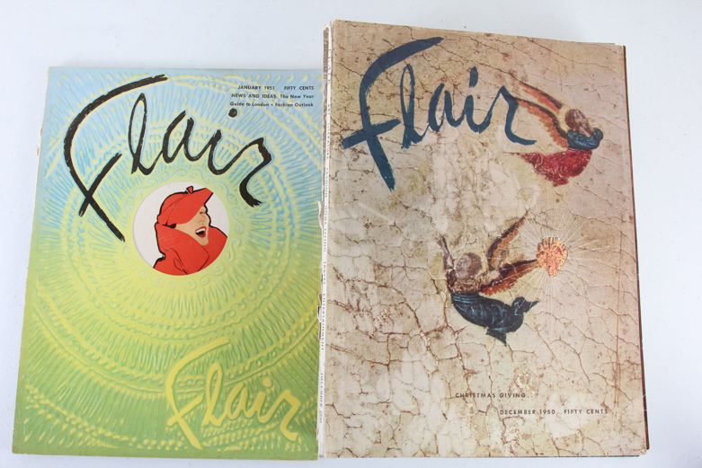 Complete Twelve Issue Collection of "Flair" Magazine