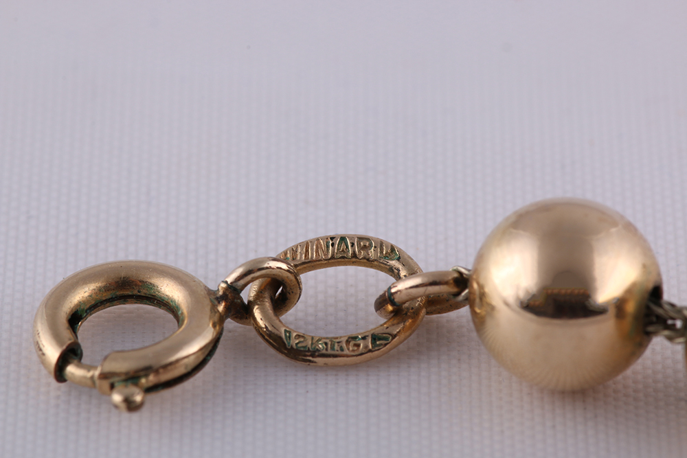 Assortment of Gold Filled Jewelry featuring Van Dell