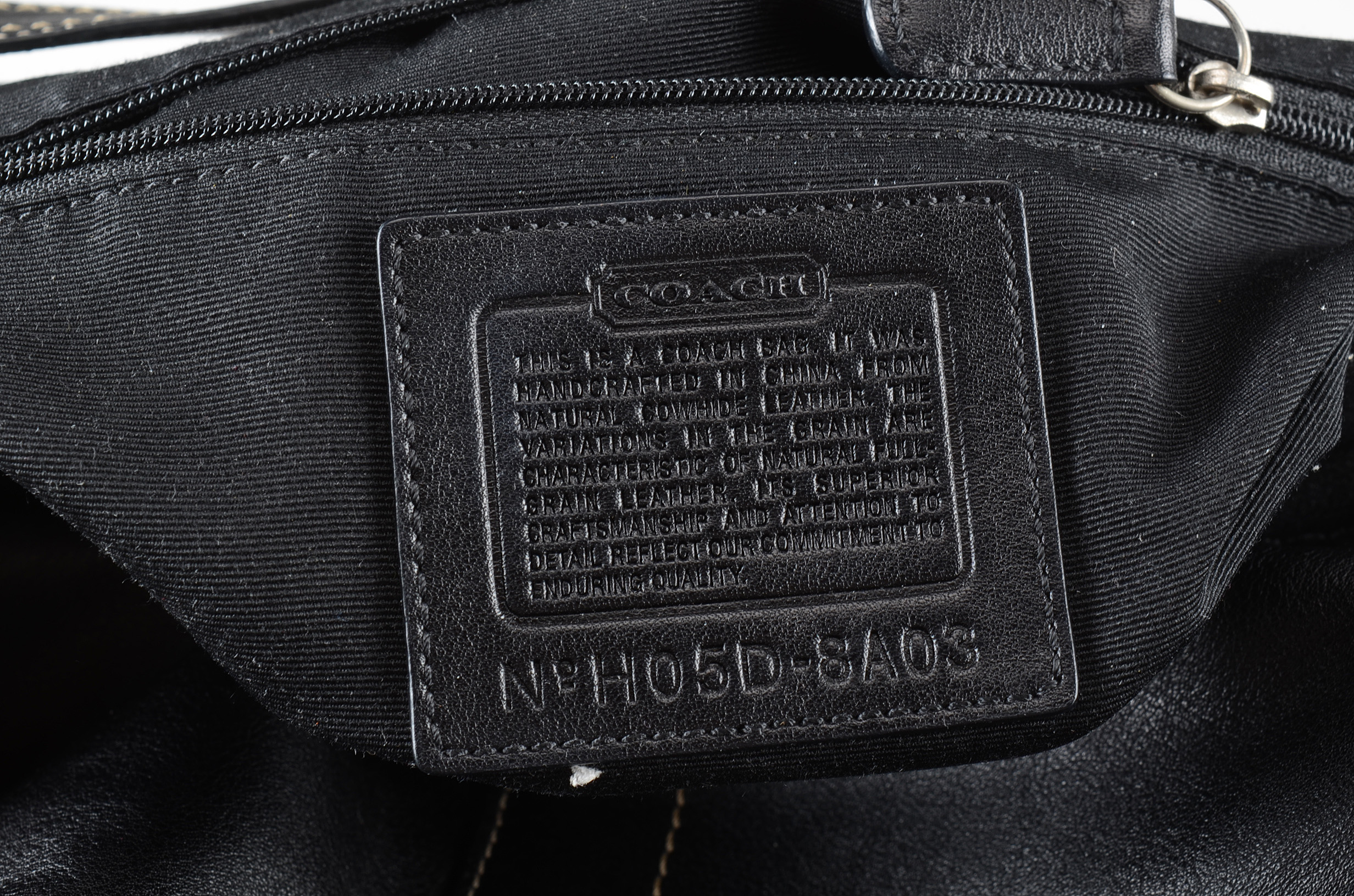 Coach "Soho" Leather Large Hobo Bag