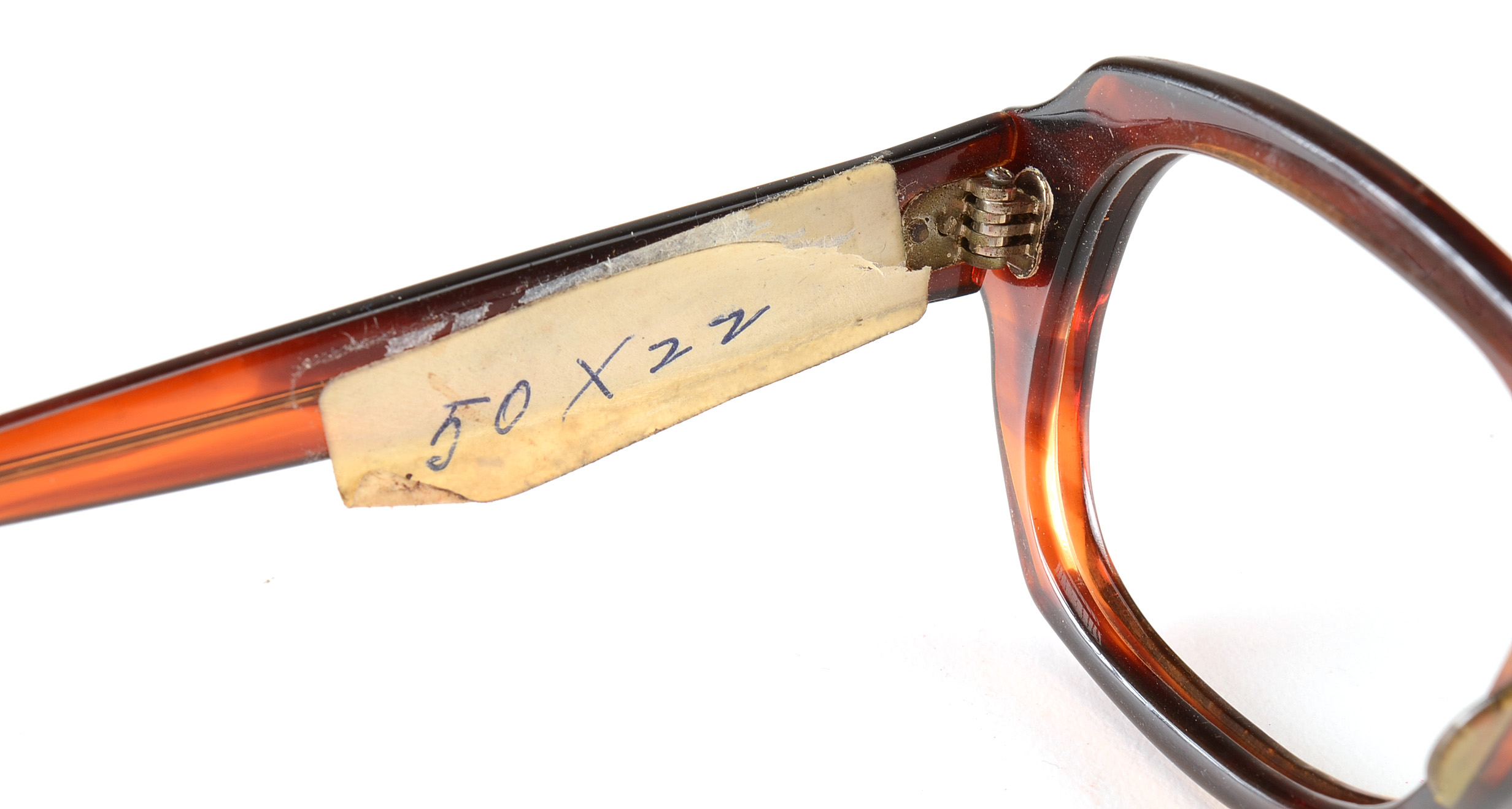 Vintage Designed by "Nino" Tortoise Lucite Eyeglasses