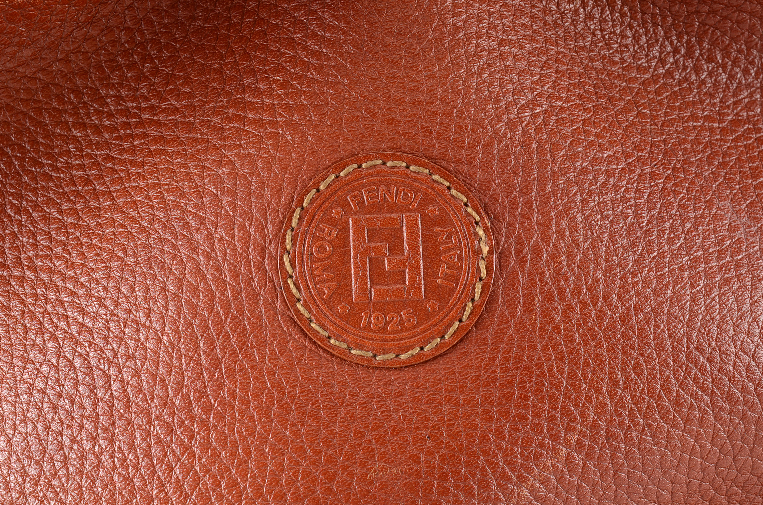 Circa 1980s Fendi Drawstring Bucket Bag