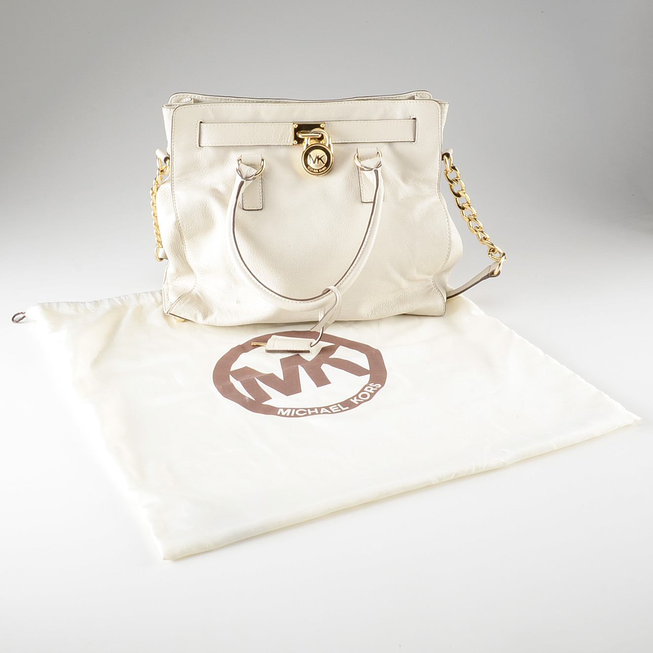 MICHAEL Michael Kors Large Hamilton Padlock Tote