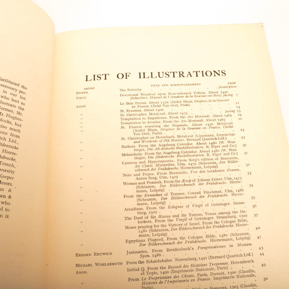 Douglas Percy Bliss First American Edition "A History of Wood-Engraving" With 120 Illustrations