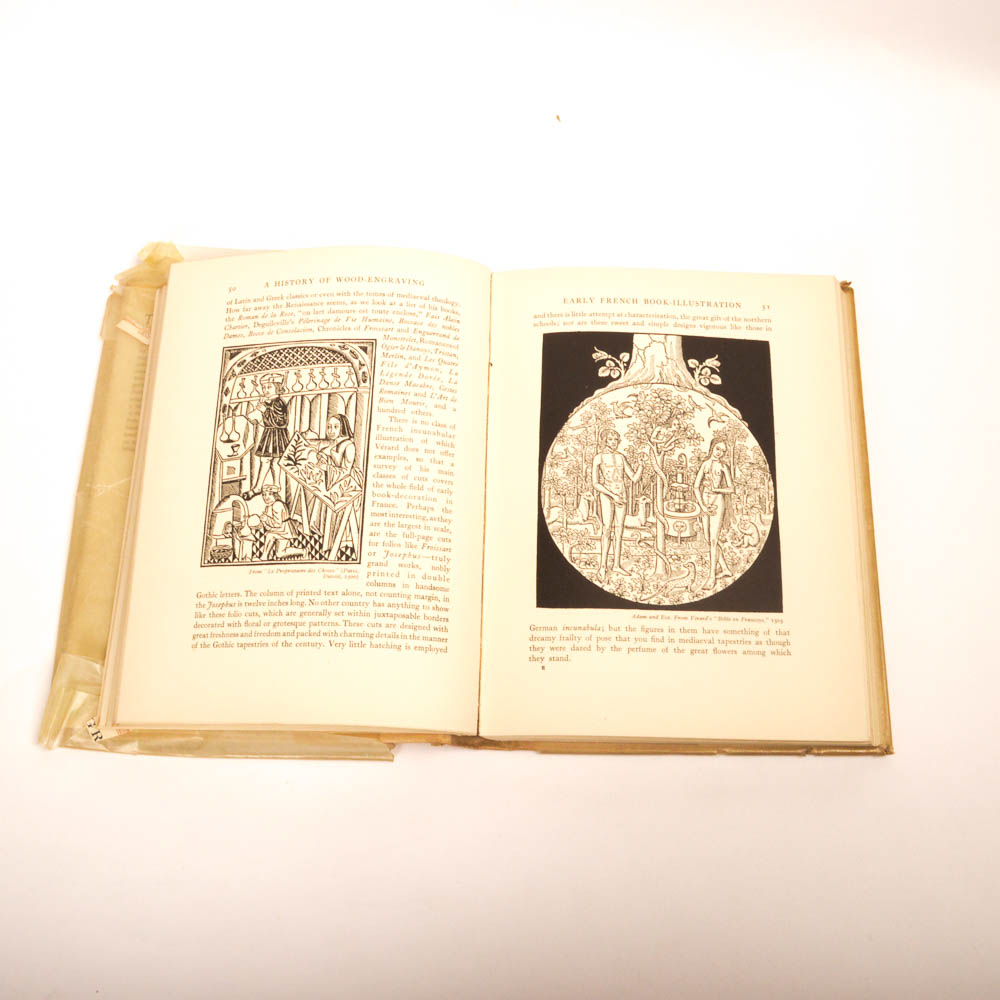 Douglas Percy Bliss First American Edition "A History of Wood-Engraving" With 120 Illustrations