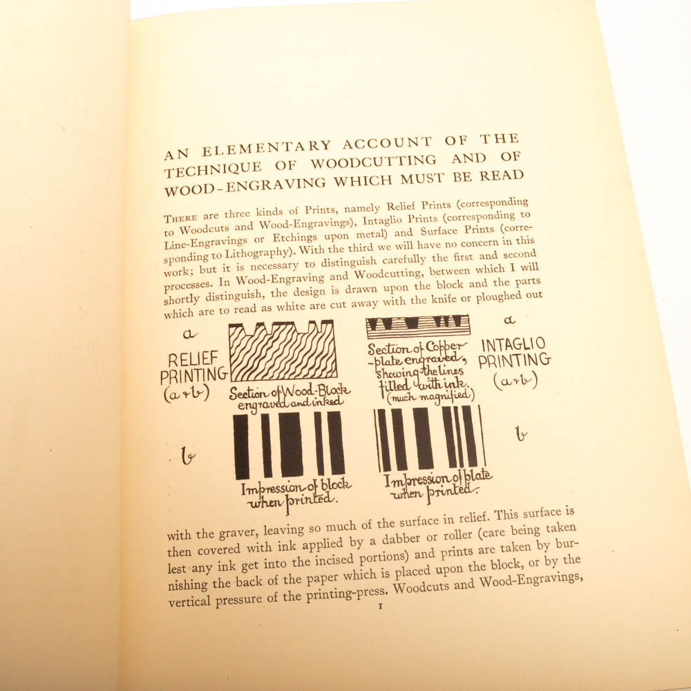 Douglas Percy Bliss First American Edition "A History of Wood-Engraving" With 120 Illustrations