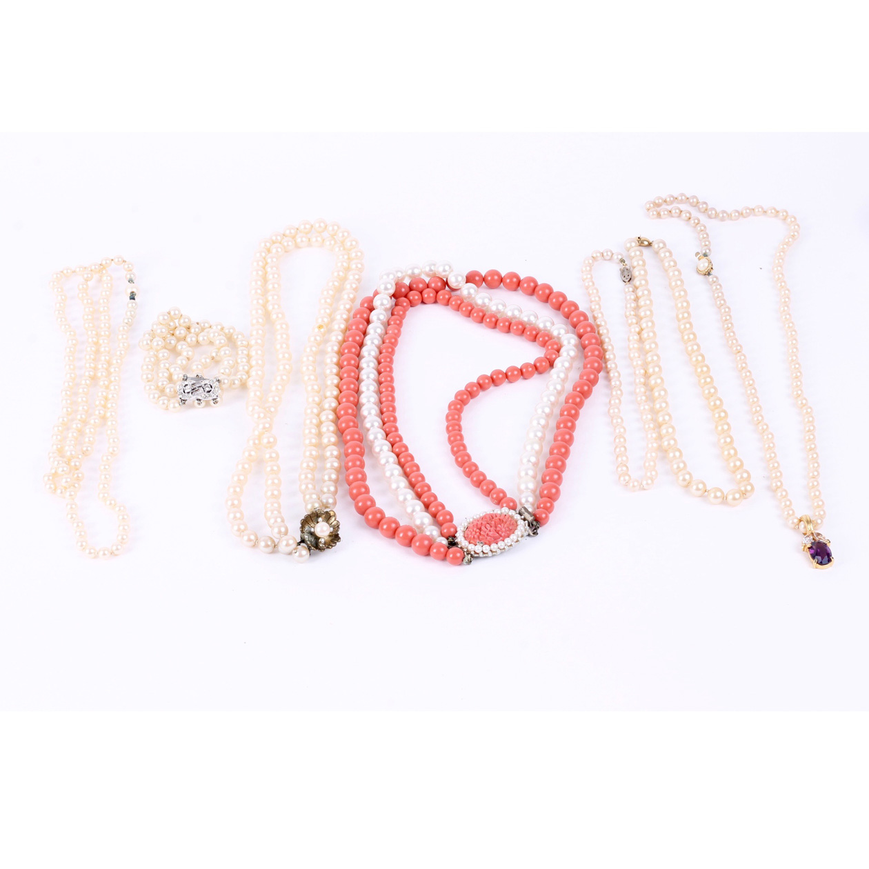 Collection of Faux Pearl Jewelry