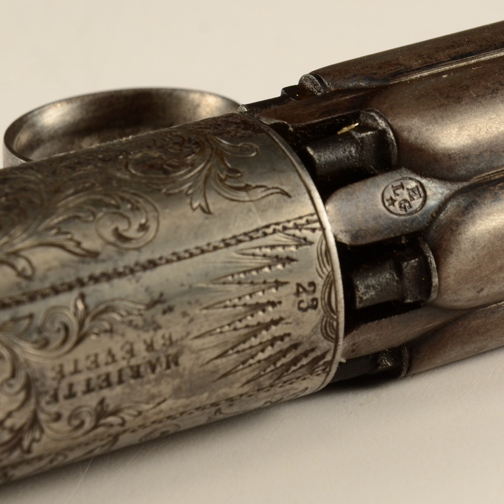Antique Mariette Brevete Pepperbox Pistol