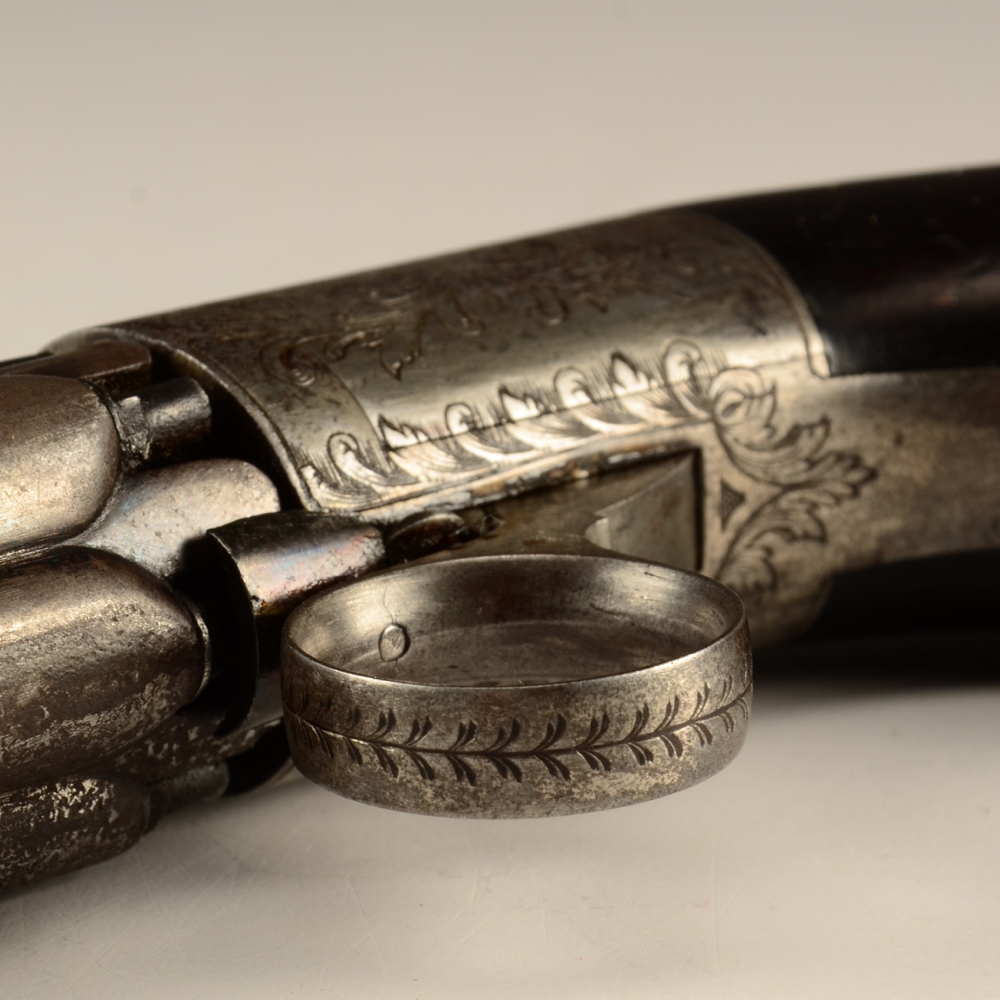 Antique Mariette Brevete Pepperbox Pistol