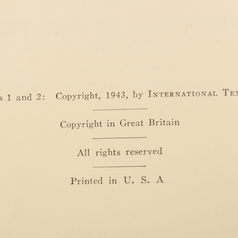 Vintage Carpentry Books