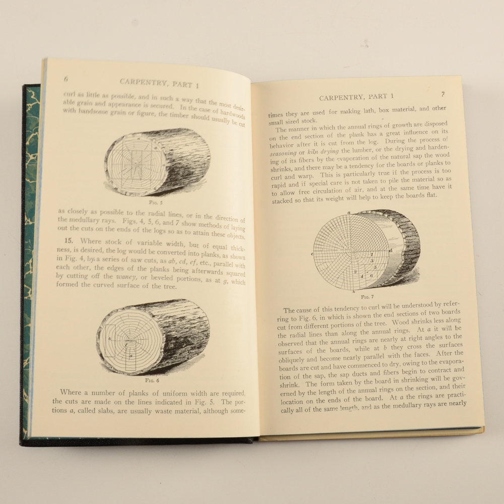 Vintage Carpentry Books