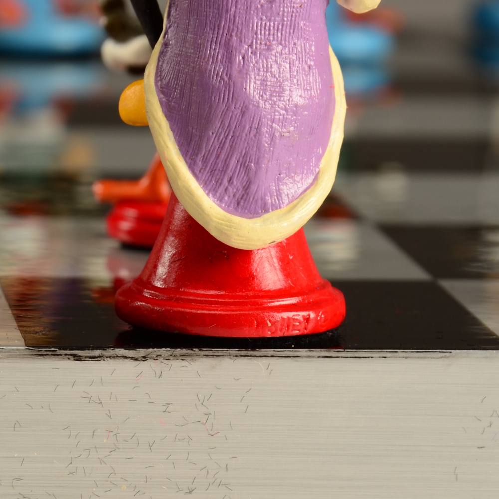 Vintage Disney Pewter Chess Set