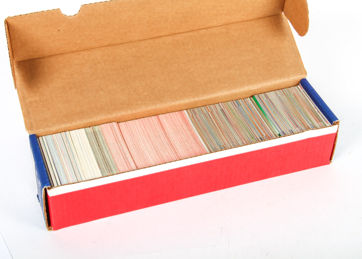 Collection of Baseball Cards and Autographed Robin Ventura Baseball