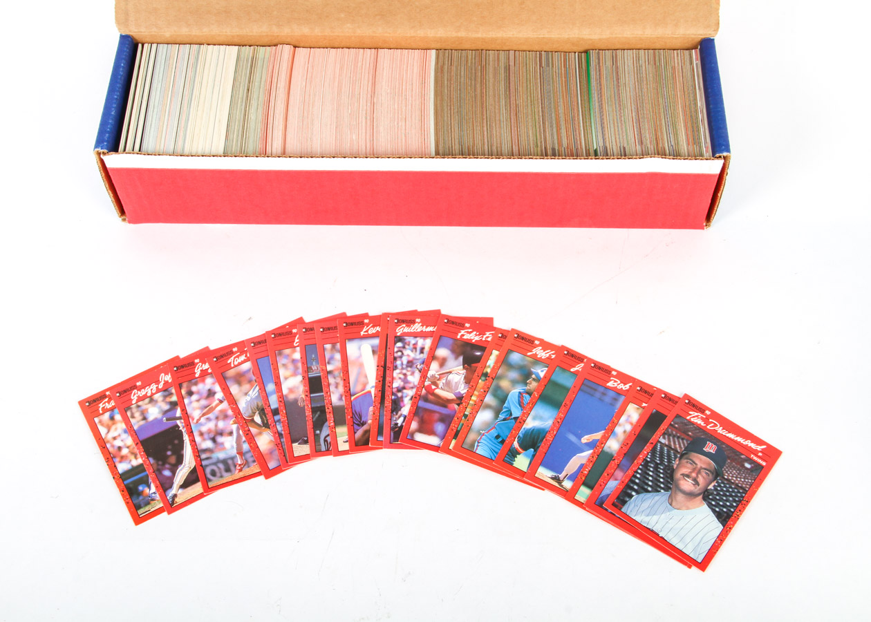 Collection of Baseball Cards and Autographed Robin Ventura Baseball