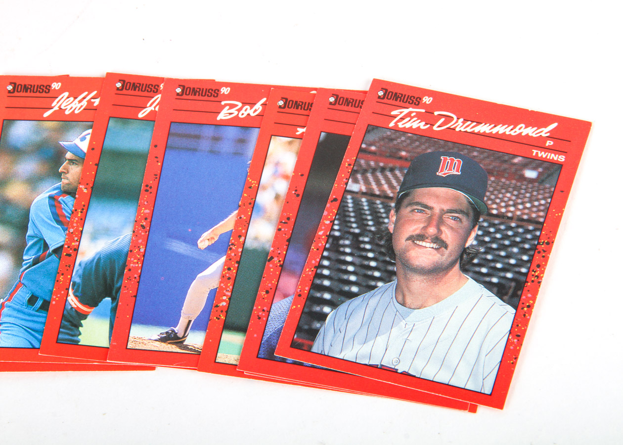 Collection of Baseball Cards and Autographed Robin Ventura Baseball