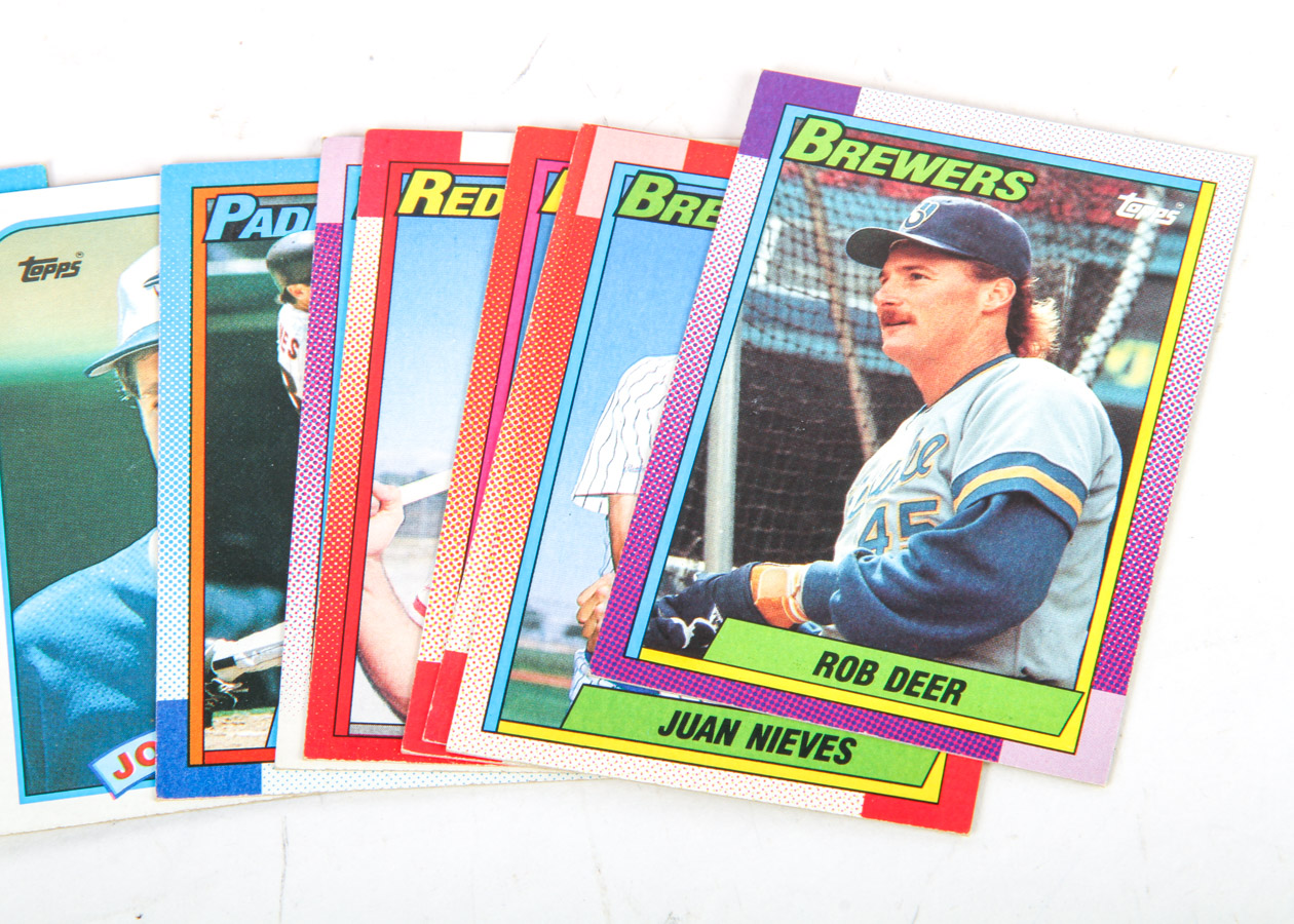 Collection of Baseball Cards and Autographed Robin Ventura Baseball