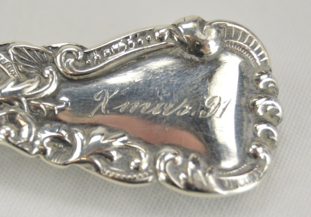 Antique Sterling Silver Sugar Spoons