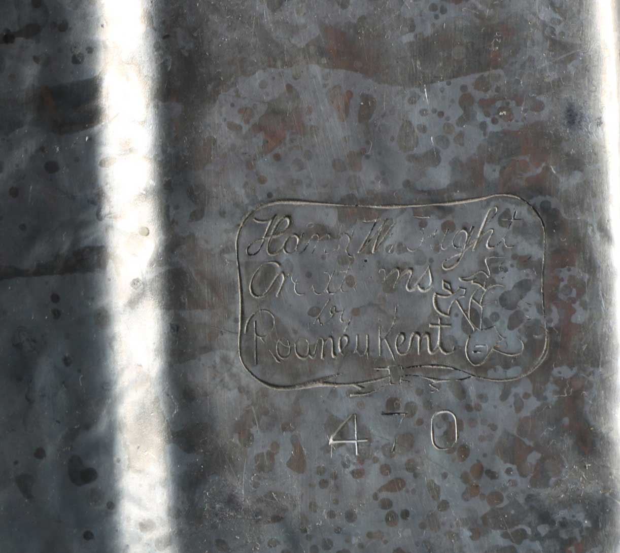 Three Vintage Aluminum Trays and Butter Dish