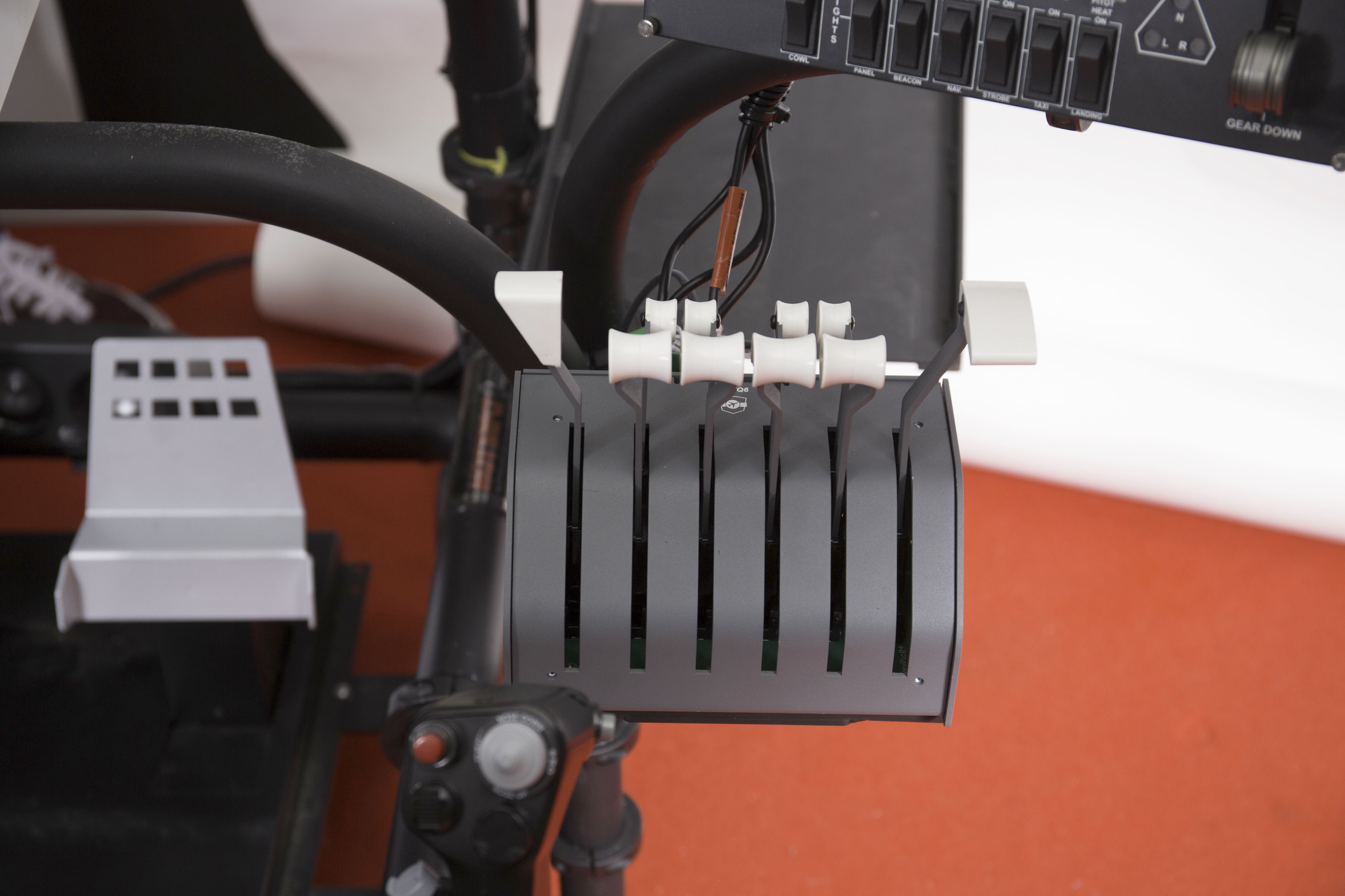 HotSeat Triple Screen Flight Simulator With Additional Components