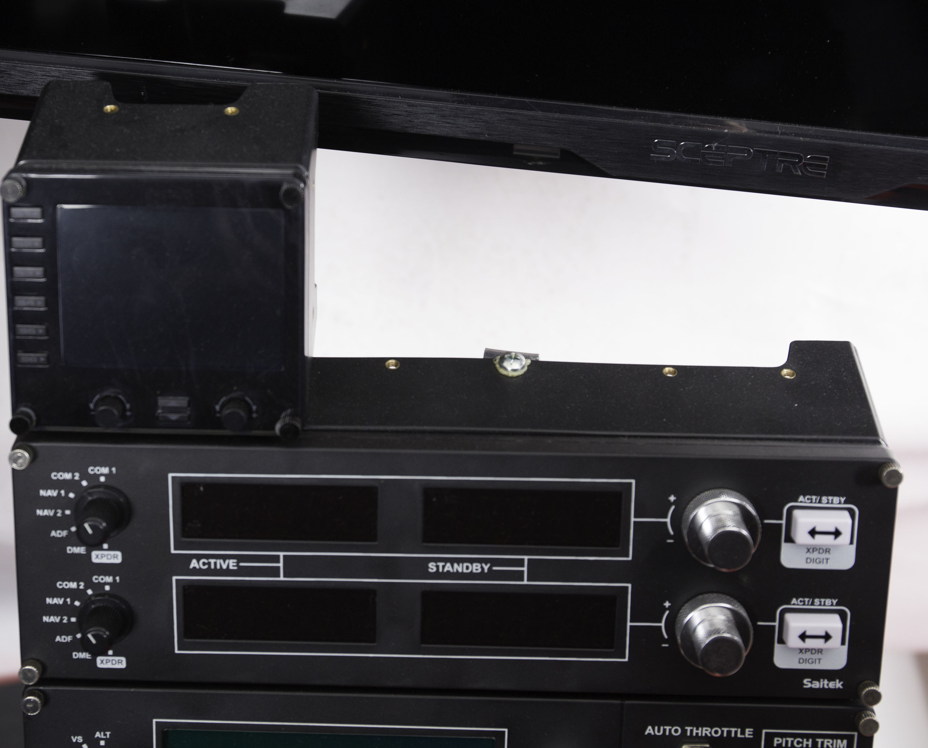 HotSeat Triple Screen Flight Simulator With Additional Components