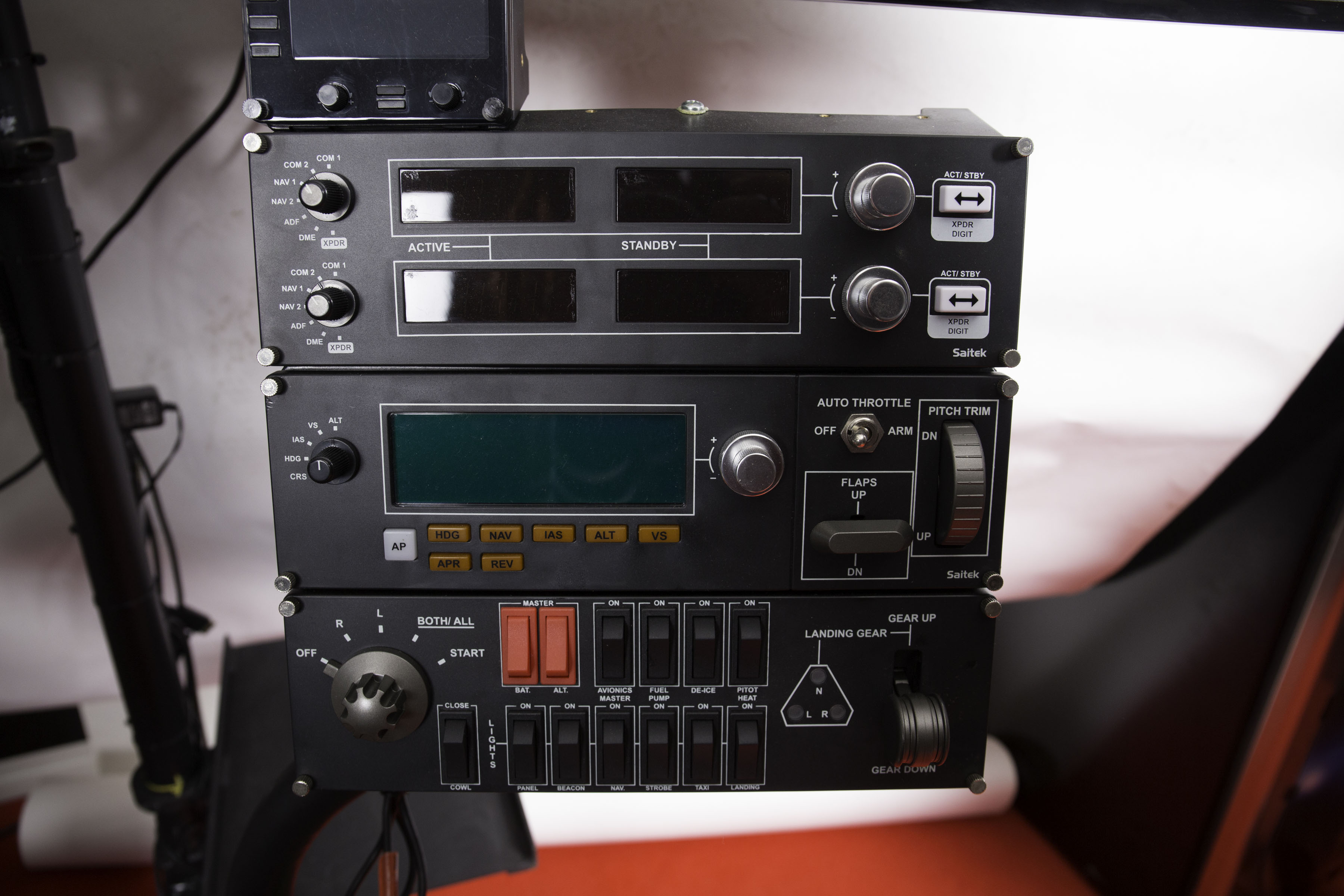 HotSeat Triple Screen Flight Simulator With Additional Components