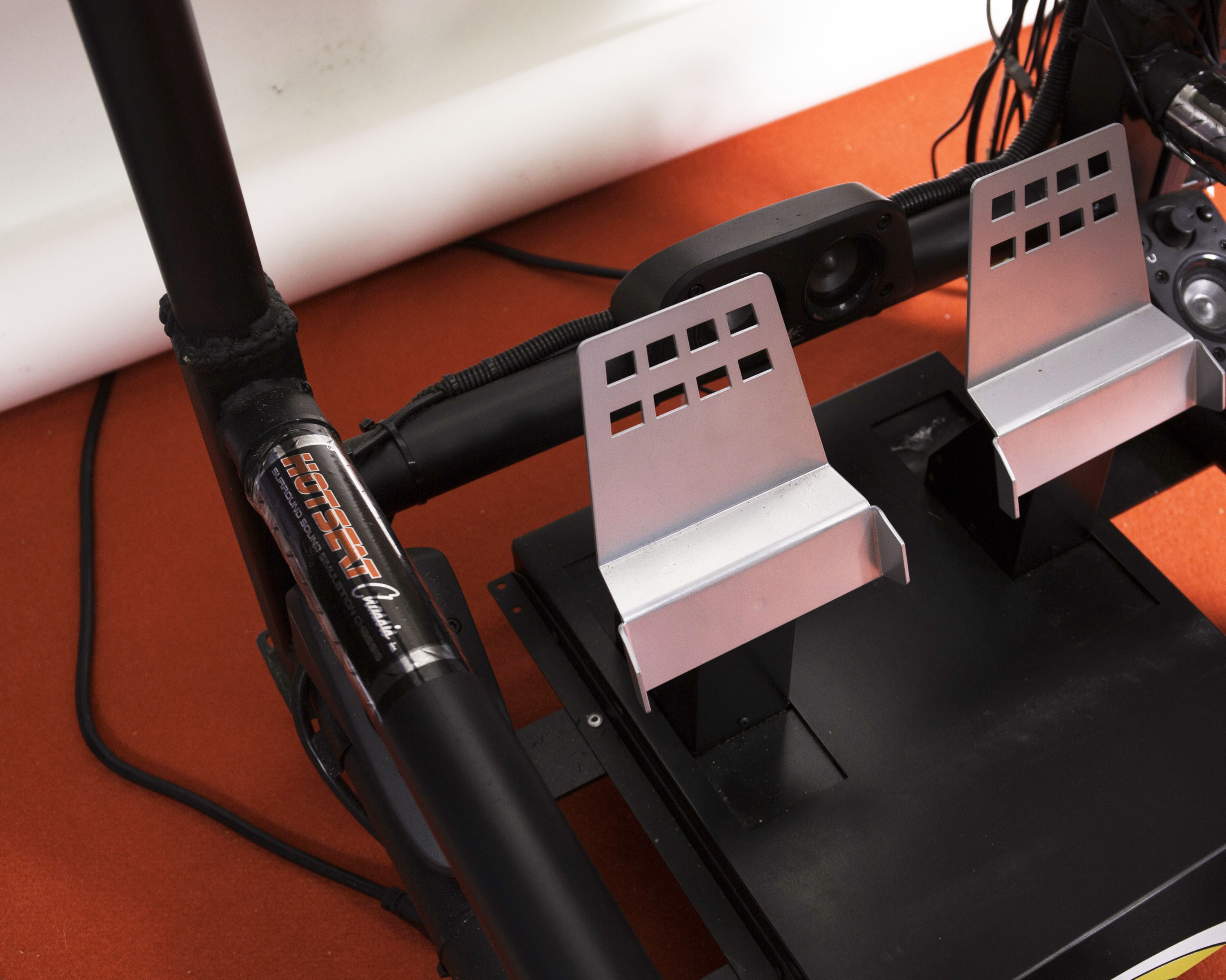 HotSeat Triple Screen Flight Simulator With Additional Components