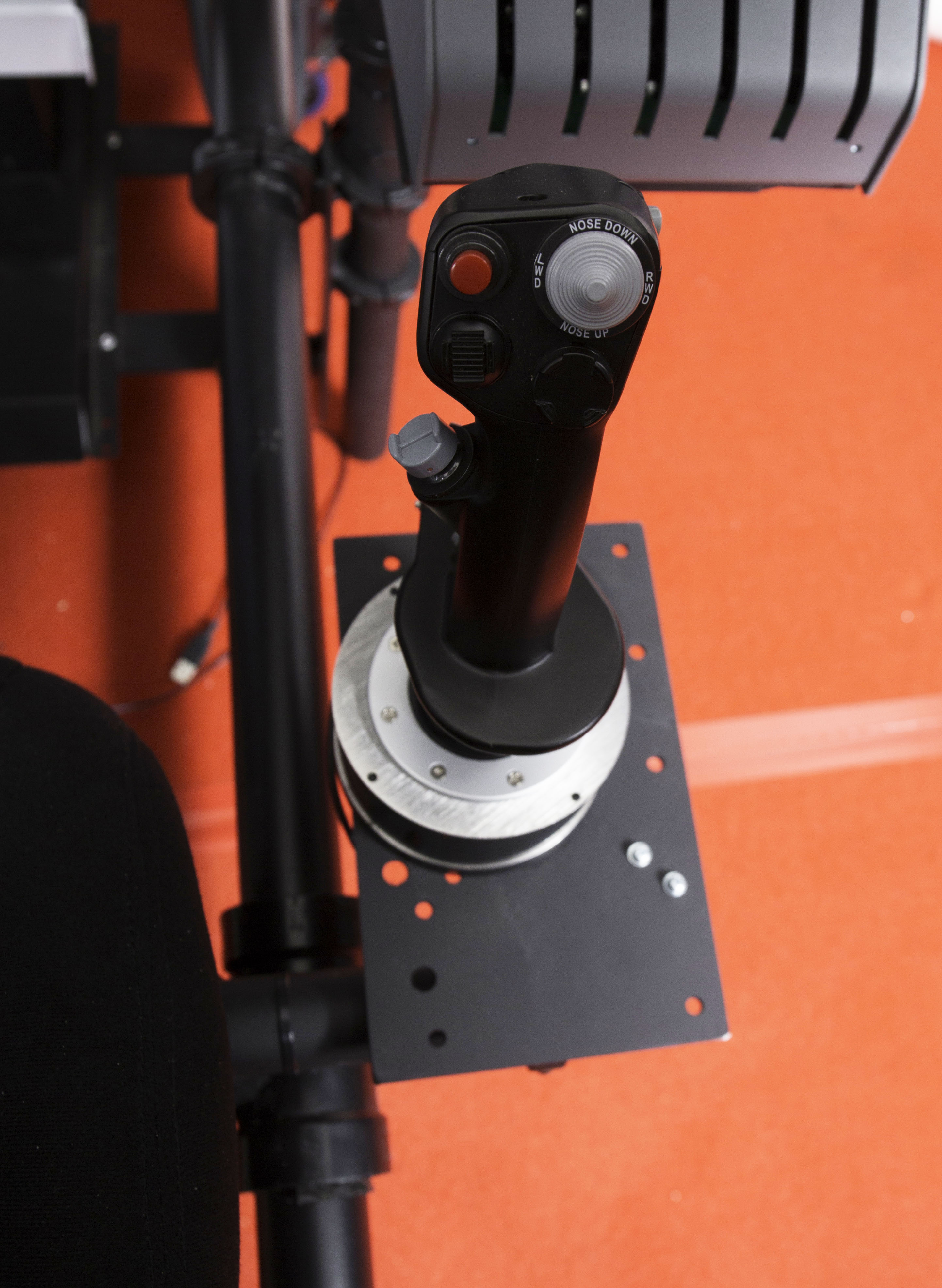 HotSeat Triple Screen Flight Simulator With Additional Components