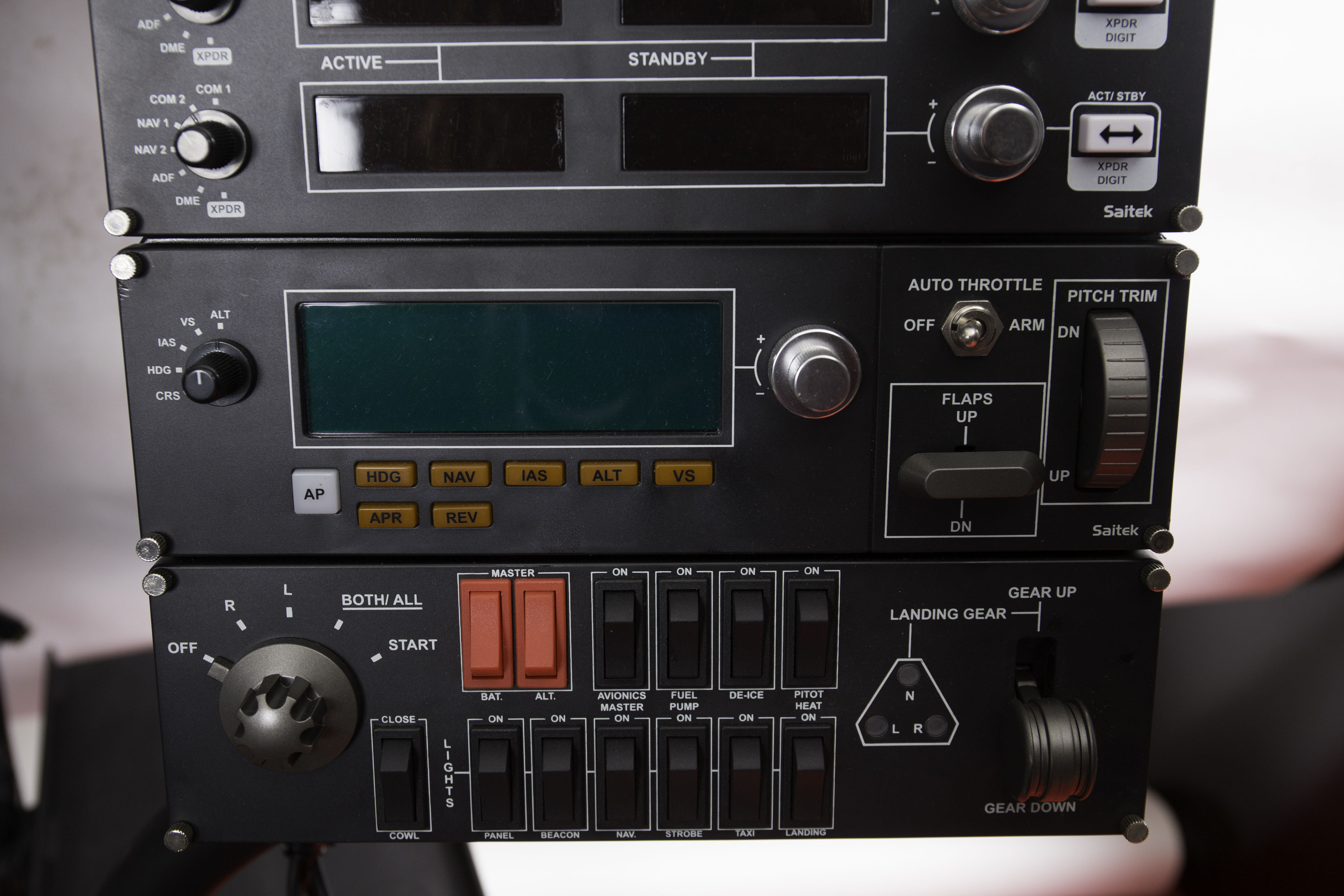 HotSeat Triple Screen Flight Simulator With Additional Components