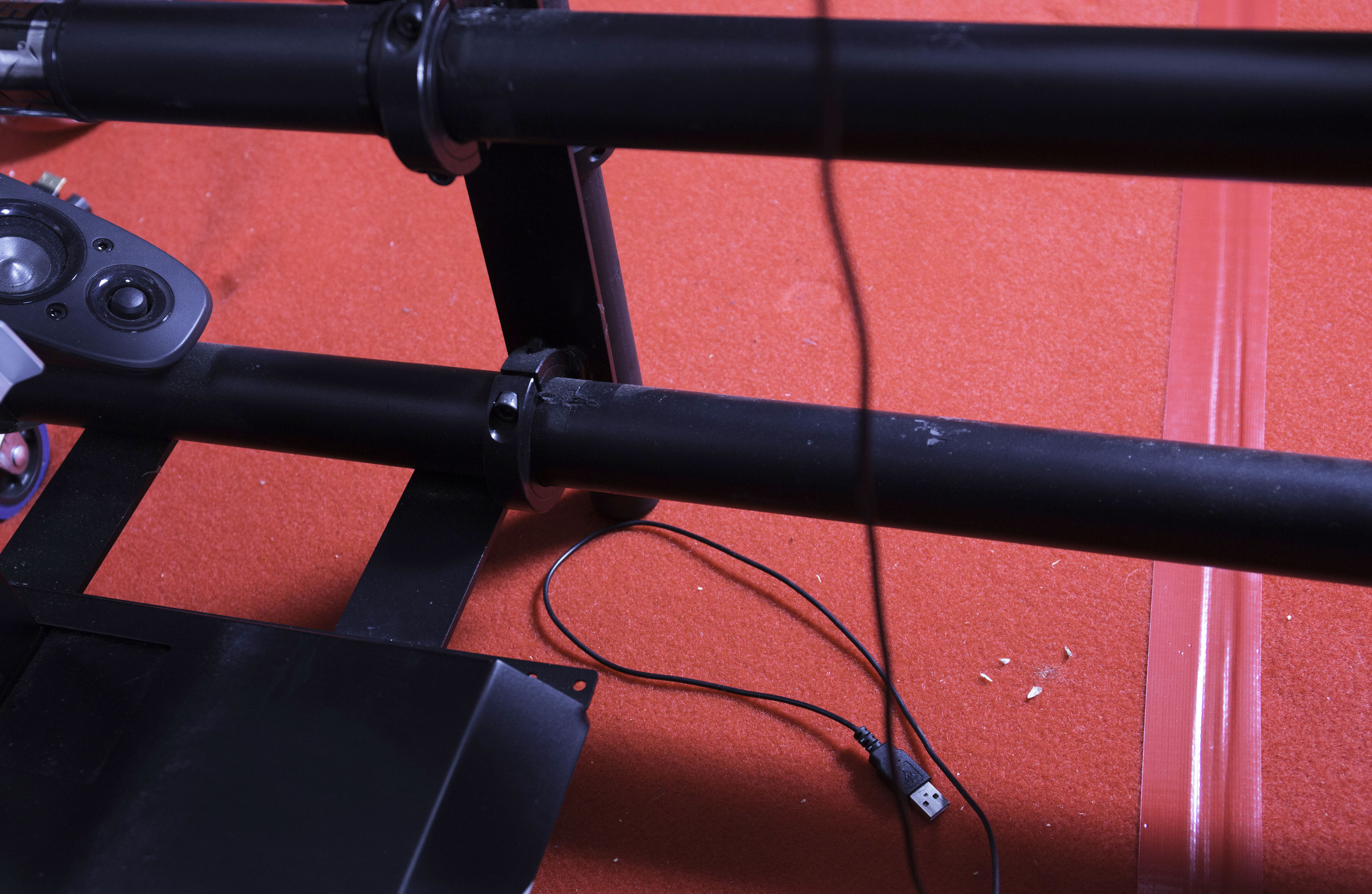 HotSeat Triple Screen Flight Simulator With Additional Components