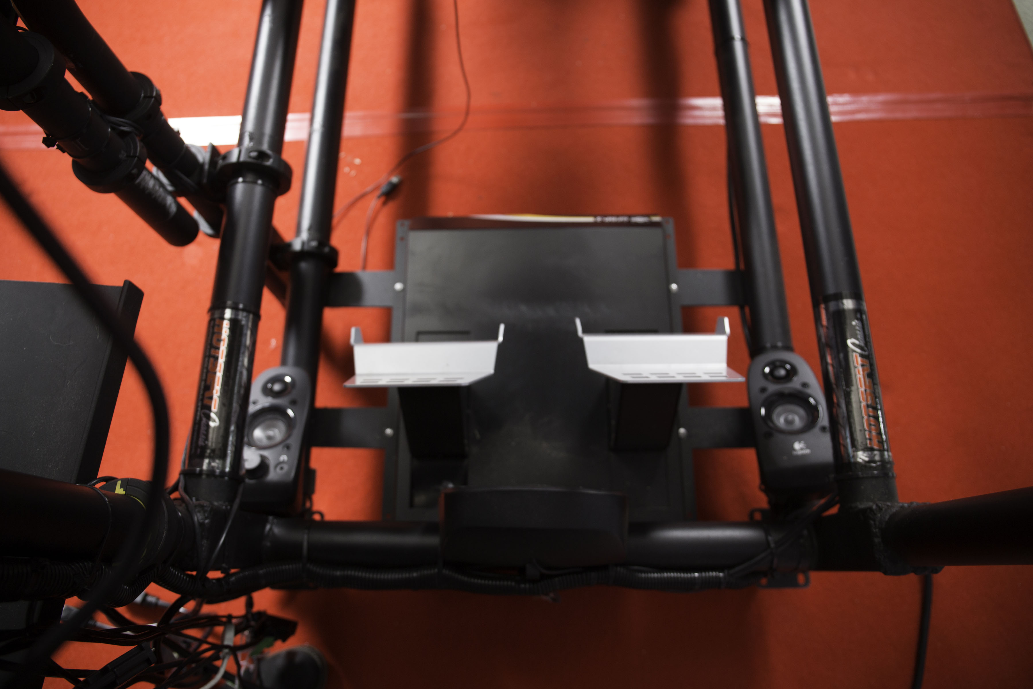 HotSeat Triple Screen Flight Simulator With Additional Components