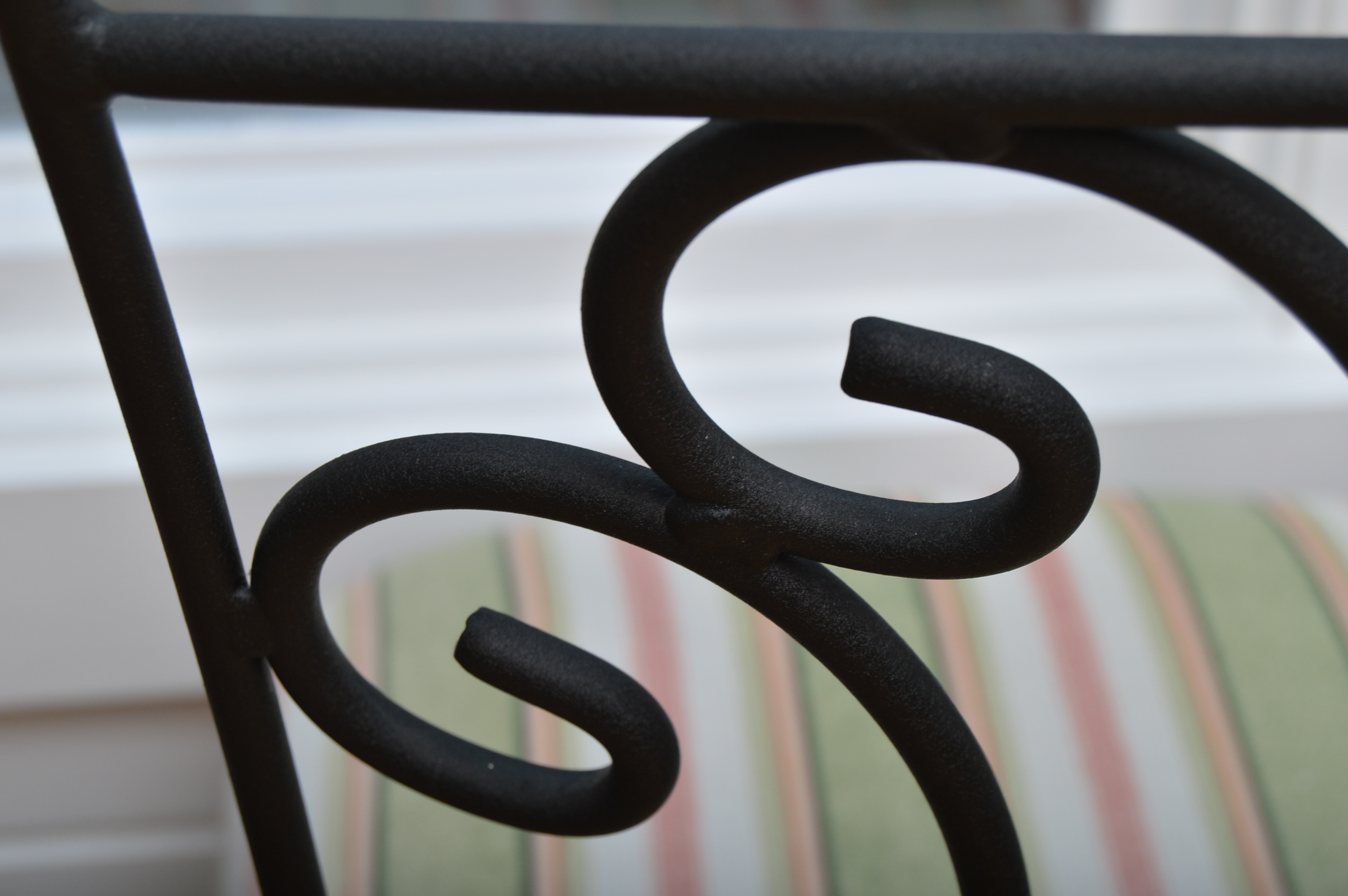 Glass Top Bistro Table with Two Chairs