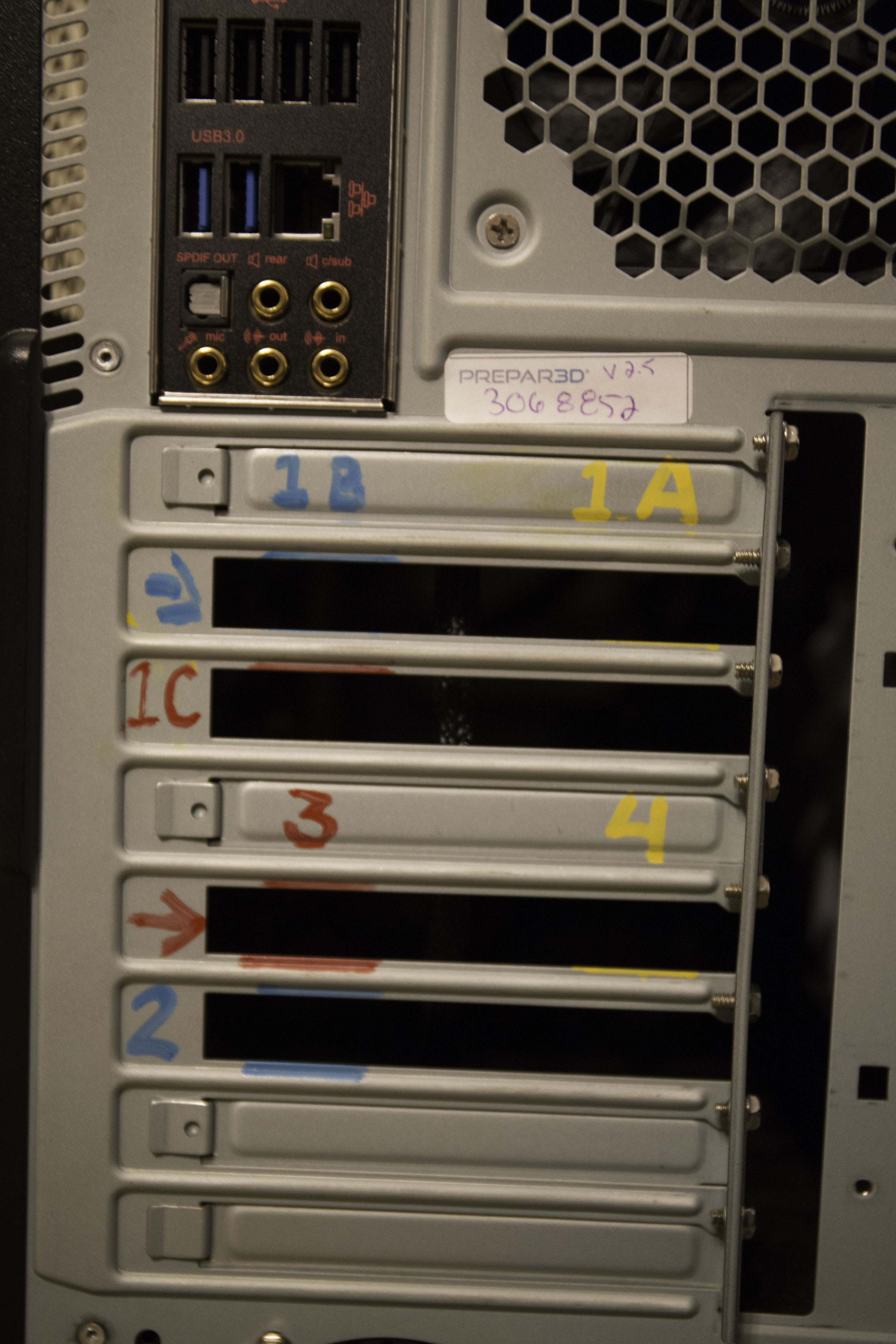 HotSeat Triple Screen Flight Simulator With Additional Components