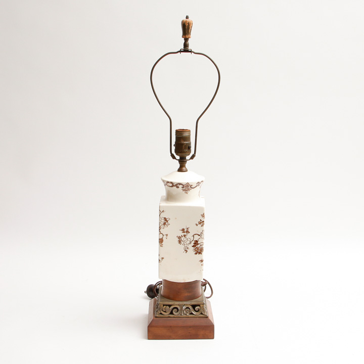 Vintage Ironstone China Lamp