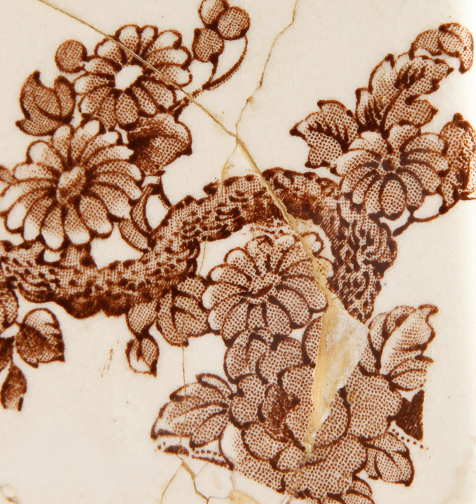 Vintage Ironstone China Lamp