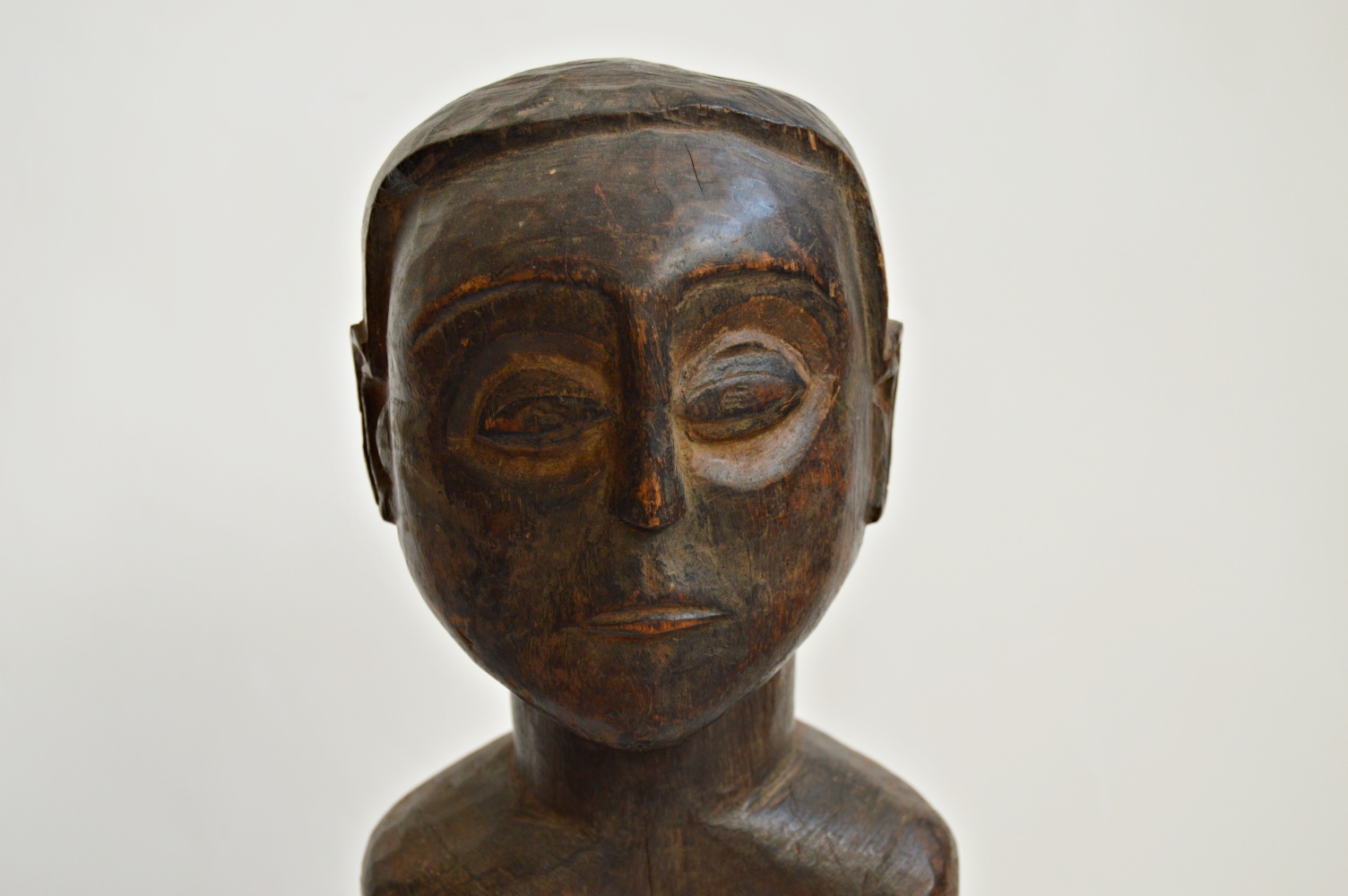 20th Century Oceanic Ancestral Carved Wood Sculpture