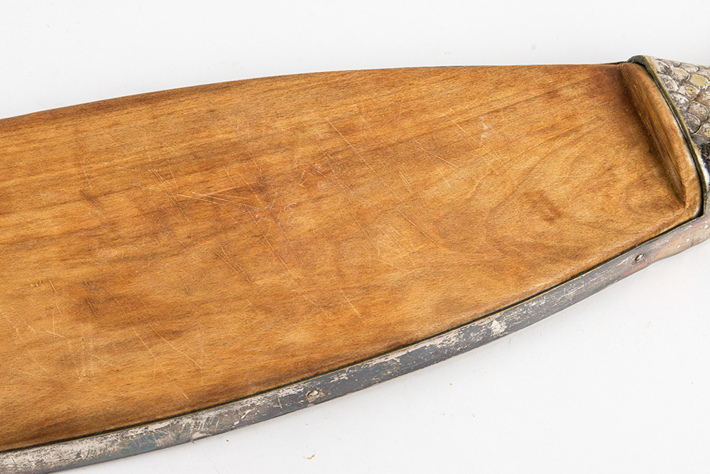 Silver Tone Fish Cutting Board