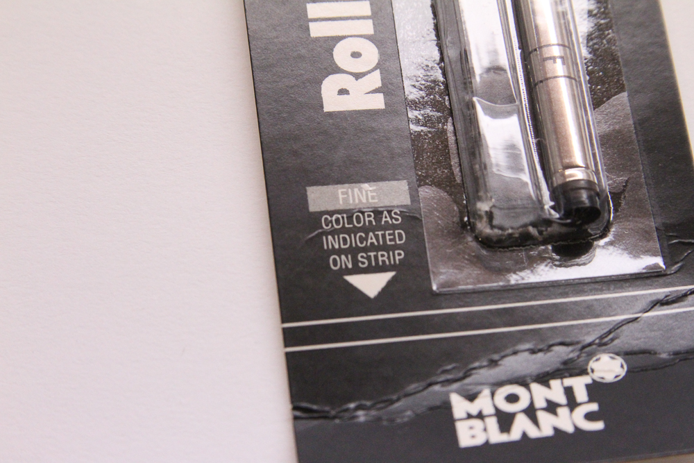 Waterman Rollerball Pen with Monte Blanc Refill