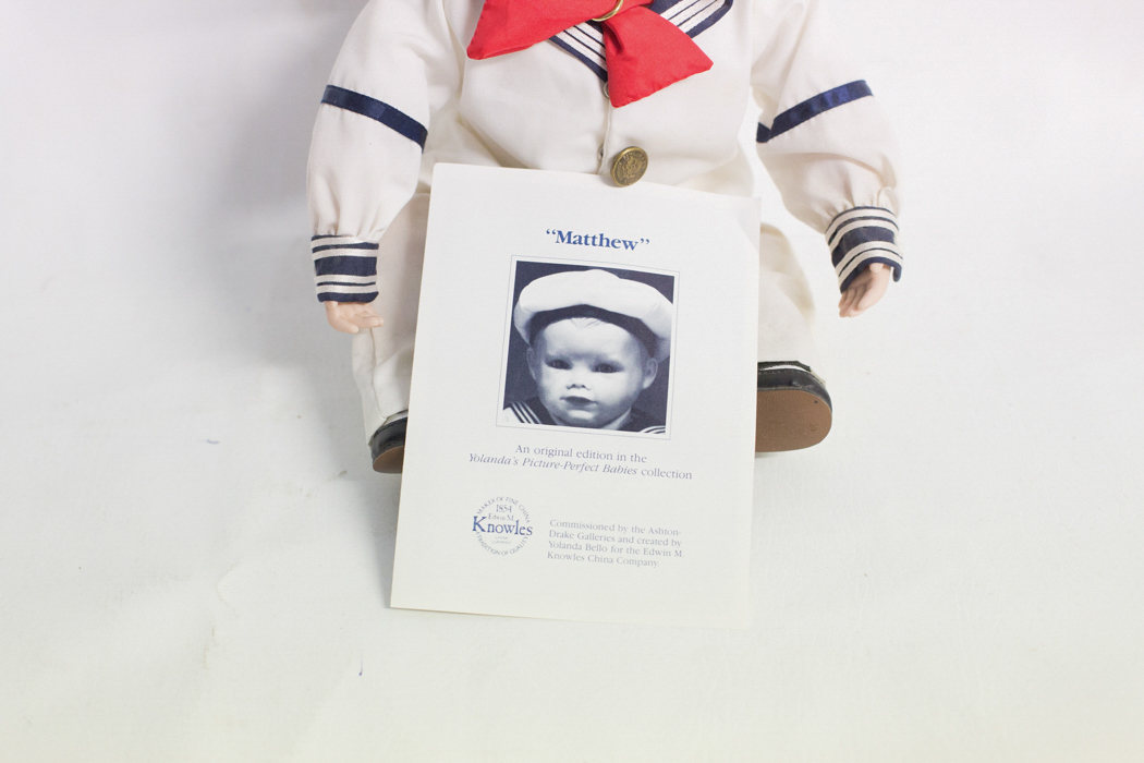1987 Yolanda's Picture Perfect Babies "Matthew" Doll