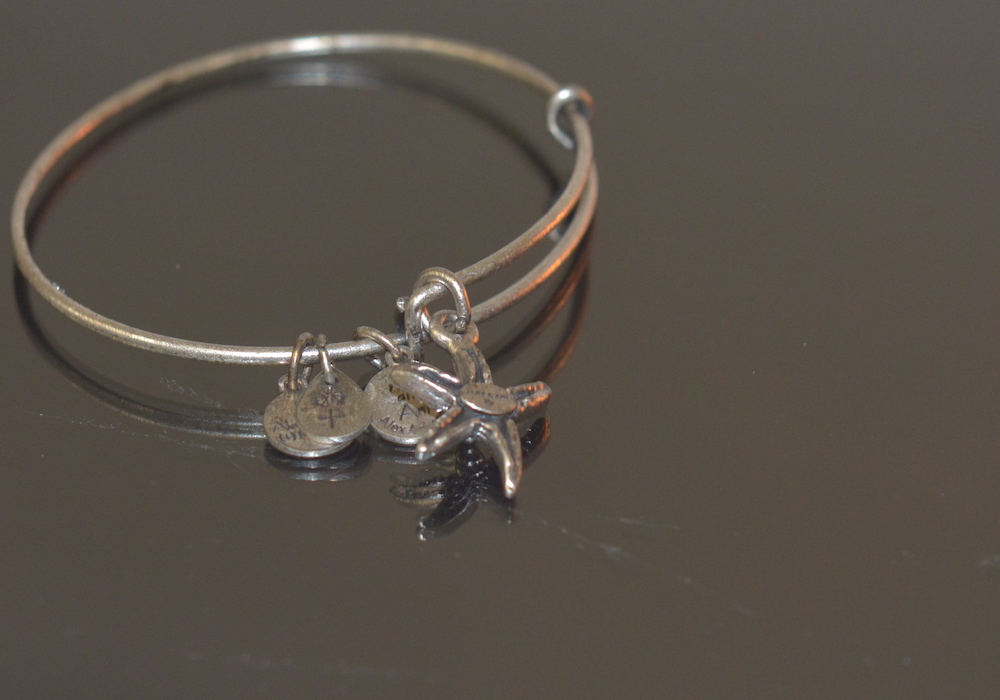 Set of Four Alex & Ani Nautical Bangle Bracelets